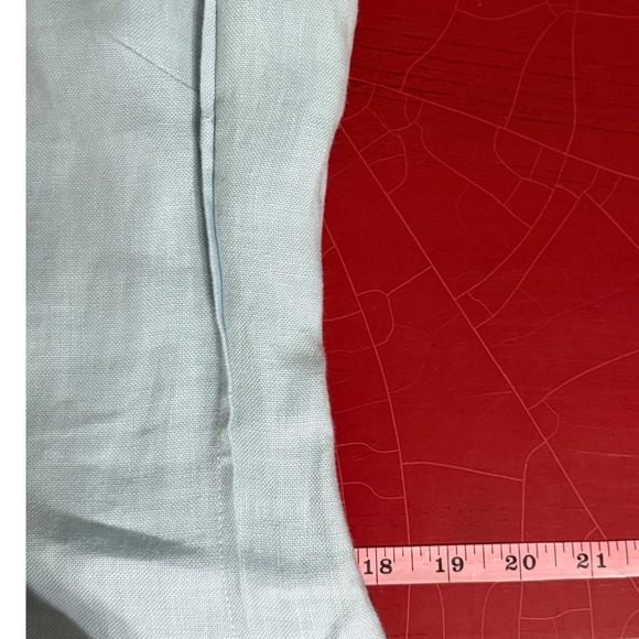 Talbots Irish Linen Sheath Dress Blue Womens Size 10 Classic Quiet Luxury - Picture 10 of 12